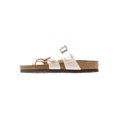 Image of Birkenstock Mayari Tbar sandals, Women&#039;s, Size: 2.5, Graceful pearl/white High quality imitation leather
