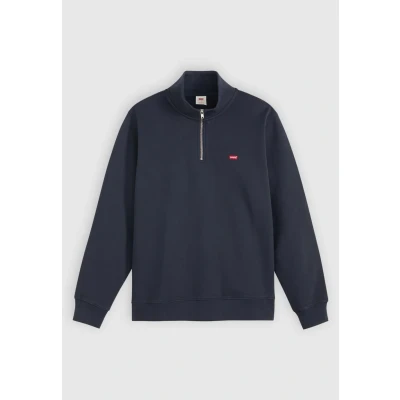 Image of Levi&#039;s Men&#039;s Original Hm 1/4 Zip Sweatshirt, Blazer navy, XL