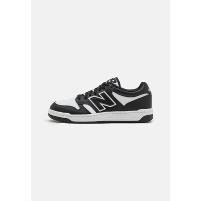 Image of New Balance 480L Unisex Trainers, Size: 5.5, White Leather/synthetics