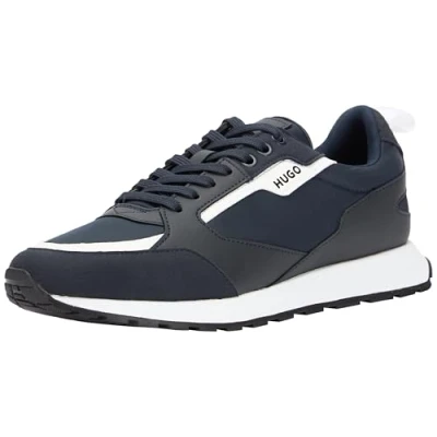 Image of HUGO Icelin Trainers, Men&#039;s, Size: 10, Dark blue shoes