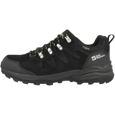 Image of Jack Wolfskin Refugio Texapore LOW M Walking trainers, Men&#039;s, Size: 125, Phantom / burly yellow xt shoes