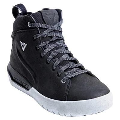 Image of Dainese Women&#039;s Metractive Woman D wp Shoes Motorcycle Boot, Black White, 5 UK