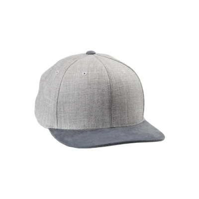 Image of Flexfit Melange Snapback Cap, Size: One Size, Grey