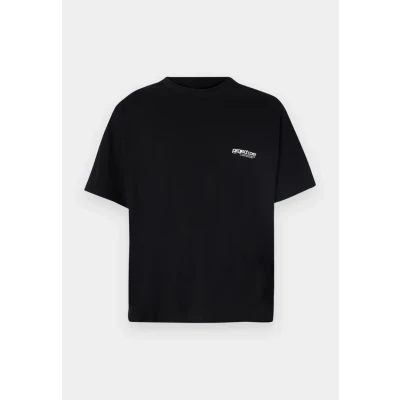 Image of Jack &amp; Jones Jcounion BACK Print TEE CREW Tshirt, Men&#039;s, Size: Medium, Black