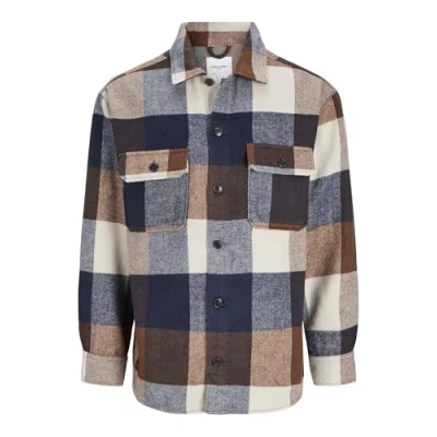 Image of Jack &amp; Jones Jjebradley Ollie Overshirt Summer jacket navy, Men&#039;s, Size: XS, Navy