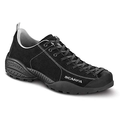 Image of Scarpa Mojito Unisex Hiking shoes, Size: 5, Black Leather