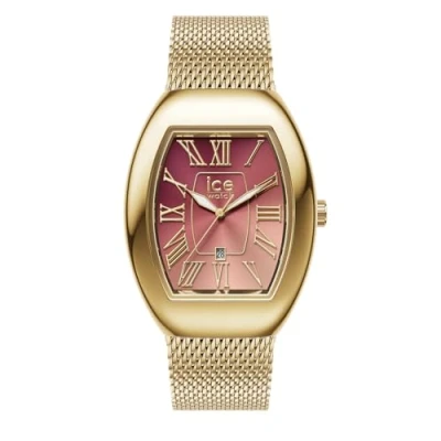 Image of Ice Watch Boliday DOME Watch, Women&#039;s, Size: One Size, Mottled light red