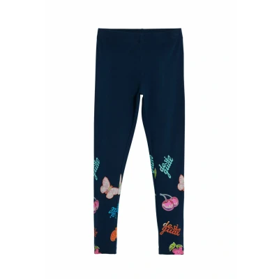 Image of Desigual Effect Leggings Trousers for kids, Size: 12y, Blue