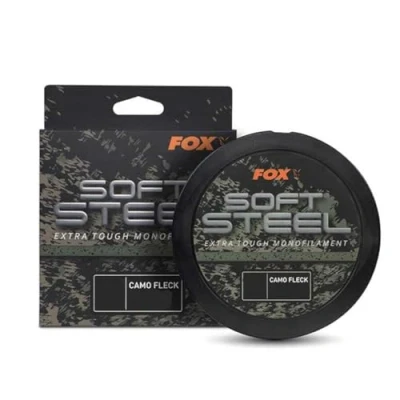 Image of Fox Soft Steel Fleck Camo Mono Carp Line 0.30mm/6.4kg (1000m) Monofilament