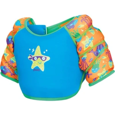 Image of Zoggs Super Star Water Wings Vest, Blue, 2 3 years (15 18 kgs)