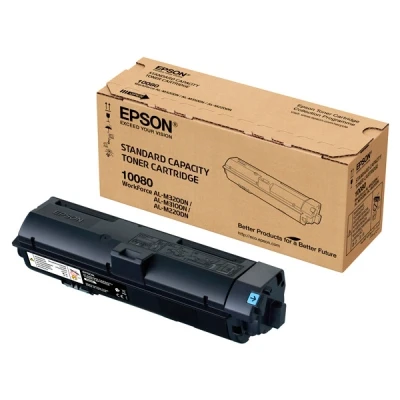 Image of Epson Estándar C13S110080 Black Toner Cartridge (Laser Cartridge, 1 Piece)