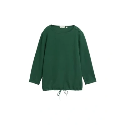 Image of TOM Tailor Structured Long sleeved top, Women&#039;s, Size: Large, Explorer green