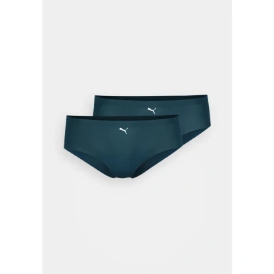 Image of Puma Women Seamless Hipster 2 PACK Briefs, Women&#039;s, Size: Small, Dark green moss