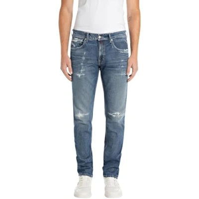 Image of Replay Jeans, Medium Blue 009, 31W / 32L