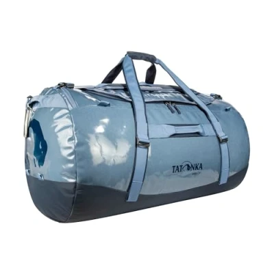 Image of Tatonka Barrel 130L Waterproof Travel Bag with Backpack Function, Large Opening, Padded Base and Lockable Zip, Black, 130 Liter, Durable stowable Shoulder Straps,