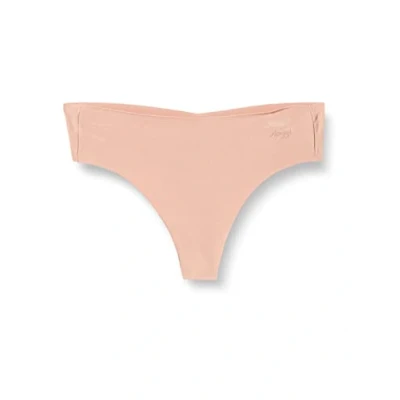 Image of Sloggi 2 PACK Thong, Women&#039;s, Size: Medium, Cameo brown