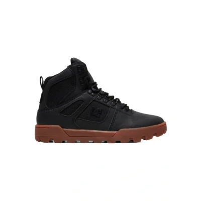 Image of DC Shoes Men&#039;s Pure Hi Boat Shoes, black gum, 44.5 EU