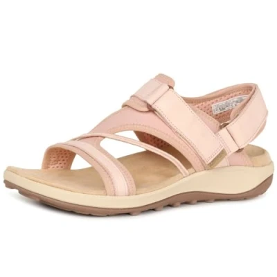 Image of Merrell Terran 4 Backstrap Walking sandals, Women&#039;s, Size: 5, Powder Leather and textile