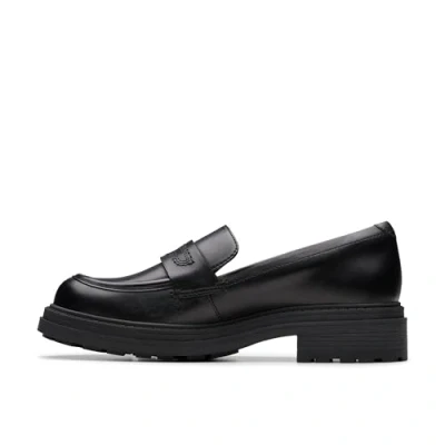 Image of Clarks Moccasins, Women&#039;s, Size: 6.5, Black shoes