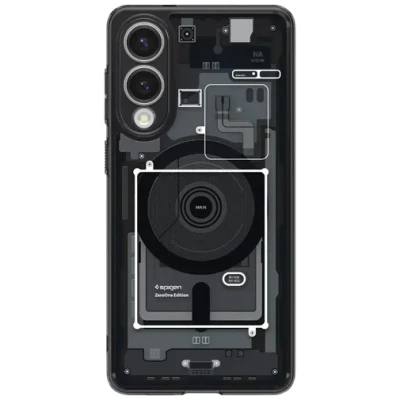 Image of Spigen Ultra Hybrid MagFit Zero One TPU Back Cover Black Samsung Galaxy S25 Edge