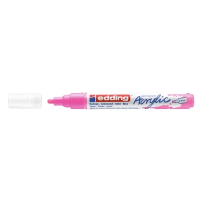 Image of Edding 5100 neon pink acrylic marker (2mm 3mm round)