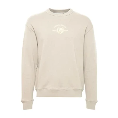 Image of Casual Friday SAGE Embroidery Sweatshirt, Men&#039;s, Size: Medium, Chateau gray