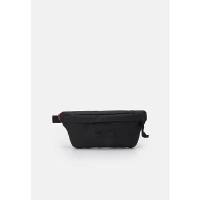 Image of Levi&#039;s Small Banana Sling Headline LOGO Unisex Bum bag, Size: One Size, Regular black