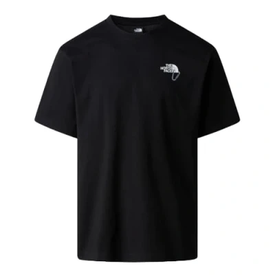 Image of The North Face Explore Carabiner Relaxed TEE Unisex Print Tshirt, Size: Large, Black