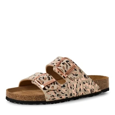 Image of Tamaris Mules, Women&#039;s, Size: 3.5, Beige leopard Synthetics