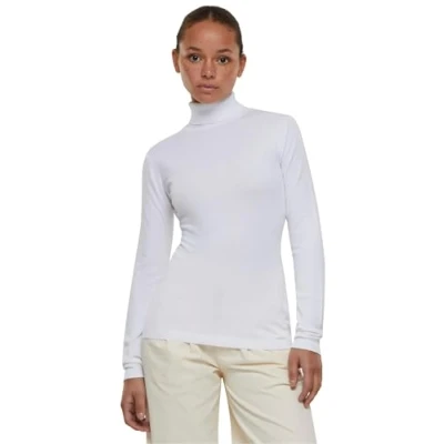 Image of Urban Classics Turtleneck Jumper, Women&#039;s, Size: 4XL, White
