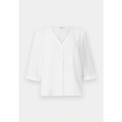 Image of JDY Jdylion Capote Buttondown blouse, Women&#039;s, Size: 12, Cloud dancer