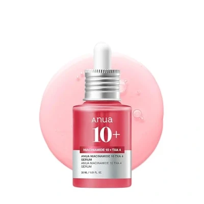 Image of ANUA Niacinamide 10 + TXA 4 Serum, Hyaluronic Acid, Tranexamic Vitamin B12, Facial Serum for Glass Skin, Clarifying, Radiant Complexion with Natural Color, Korean Skin Care (30 ml/1.01 fl.oz)