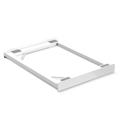 Image of Meliconi Base Tower Slim L45 Technopolymer Overlap Kit for Washing Machine and Dryer, White