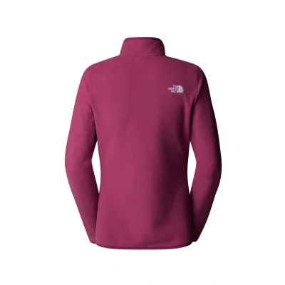 Image of The North Face 100 Glacier 1/4 ZIP Fleece jumper, Women&#039;s, Size: XS, Cyber berry