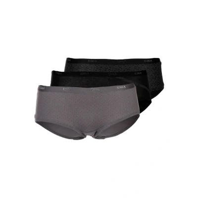 Image of DIM Pocket Boxer 3 PACK Briefs, Women&#039;s, Size: Small, Black
