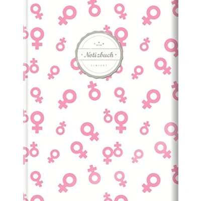 Image of Liniertes Notizbuch (©Star, A4, 156 Seiten, Softcover) Mit Register + Doppelrand Lineatur 27 Dickes Notizbuch, Fester Einband, Deutschheft, Schreibheft, Schulheft, Tagebuch, „Feminismus“