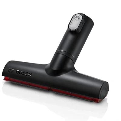 Image of Bosch BHZUXXLN XXL Upholstery Nozzle Suitable for Unlimited 6, 7 and 8 Cordless Vacuum Cleaners, 360 Rotation, Large Brush Diameter, Ideal Vehicle Interior Cleaning, Original Accessories, Black