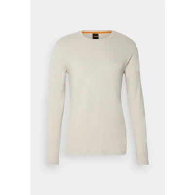 Image of BOSS Tacks Long sleeved top, Men&#039;s, Size: Small, Light beige