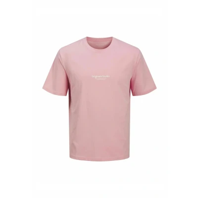 Image of JACK &amp; JONES Male T Shirt Printed Shirt, Tickled Pink, L