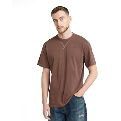Image of G STAR Nifous Basic Tshirt, Men&#039;s, Size: Large, Plum