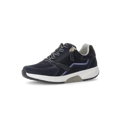 Image of Gabor Sneaker LOW Trainers, Women&#039;s, Size: 7.5, Blau Suede