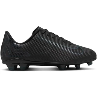 Image of Nike Performance Vapor 16 CLUB FG/MG Unisex Moulded stud football boots for kids, Size: 13.5K, Black/deep jungle Textile/synthetics