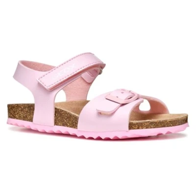 Image of Geox Adriel GIRL Sandals for kids, Size: 4, Light pink High quality imitation leather