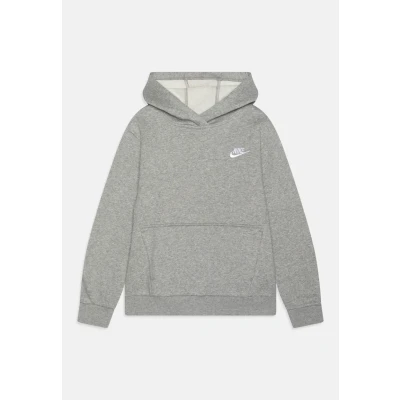 Image of Nike Sportswear CLUB Unisex Hoodie for kids, Size: 14y, Dark grey heather/white