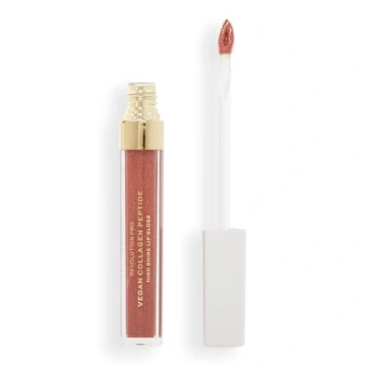 Image of Revolution Pro Vegan Collagen Peptide High Shine Lip Gloss 4ml (Various Shades) Bella
