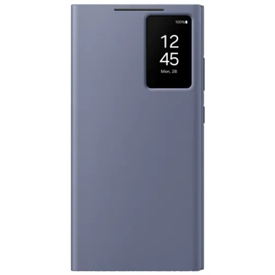 Image of Samsung Smart View PC Book Case Purple Galaxy S24 Ultra
