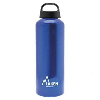 Image of LAKEN Classic Water Bottle with Wide Mouth, Single Wall Lightweight Aluminum BPA Free, Leak Proof Screw Cap, 0.75 Litre, Granite