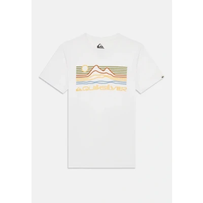 Image of Quiksilver Print Tshirt, Size: 16t, White