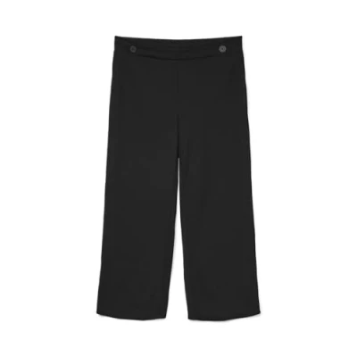 Image of Vero Moda Curve Vmcliva WIDE Trousers, Women&#039;s, Size: 16x32, Black