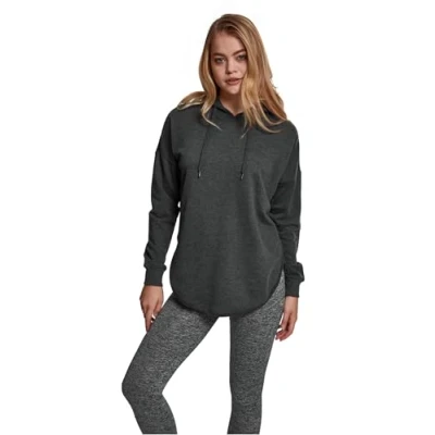 Image of Urban Classics Oversized Hoodie, Women&#039;s, Size: Medium, Charcoal